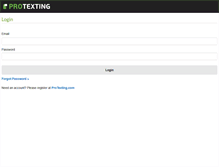 Tablet Screenshot of m.protexting.com